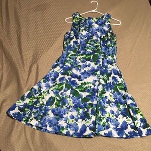 Blue Floral Sundress